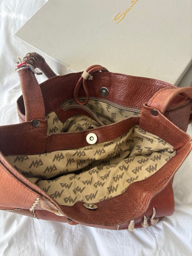 Bolso de cuero, vintage, atemporal.