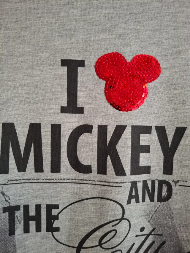 ✨️ Moletom Disney Mickey & Minnie Mouse Cinza ✨️