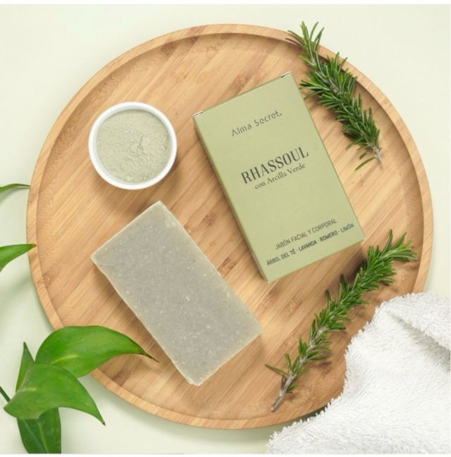 Jabón Rhassoul y Arcilla Verde Alma Secret
