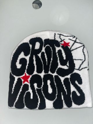 Gorra Grvty Visions blanca y negra