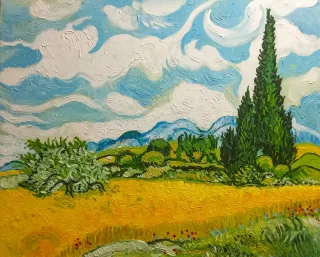 Reproducciones cuadros famosos.