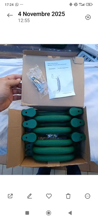 Set 8 Maniglie Sicurezza Verdi 30,5 cm