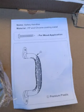 Set 8 Maniglie Sicurezza Verdi 30,5 cm