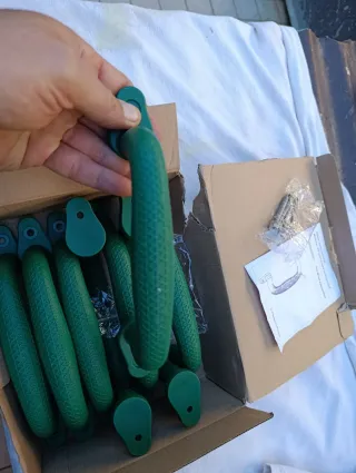 Set 8 Maniglie Sicurezza Verdi 30,5 cm