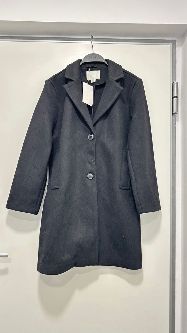 Abrigo Zara Niños Negro