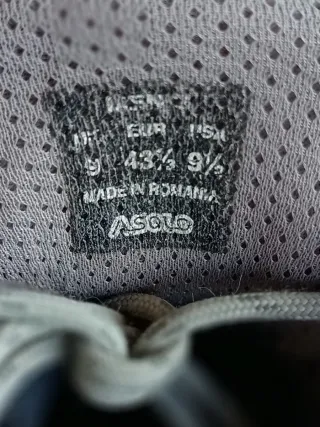 Botas montaña, suela Vibram, talla 43'5, Naranja