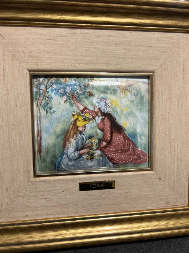 Cuadro niñas estilo Renoir