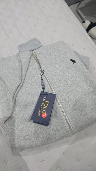 Sudadera Polo Ralph Lauren Gris Talla S