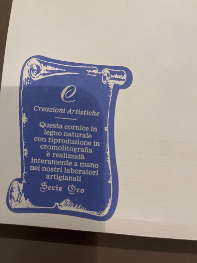 4 Quadretti Serie Oro