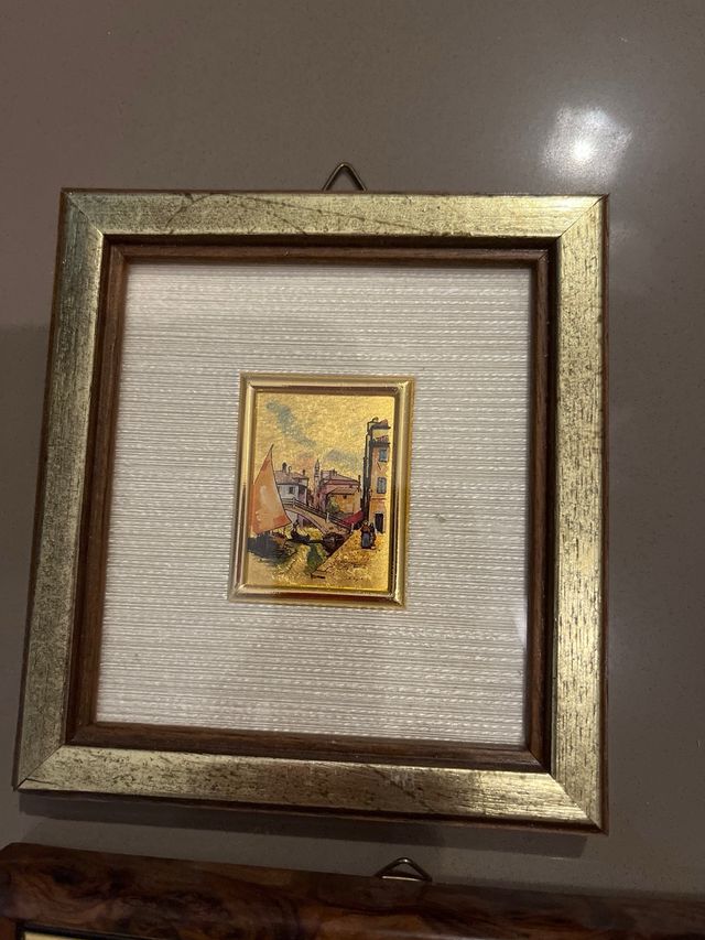 4 Quadretti Serie Oro