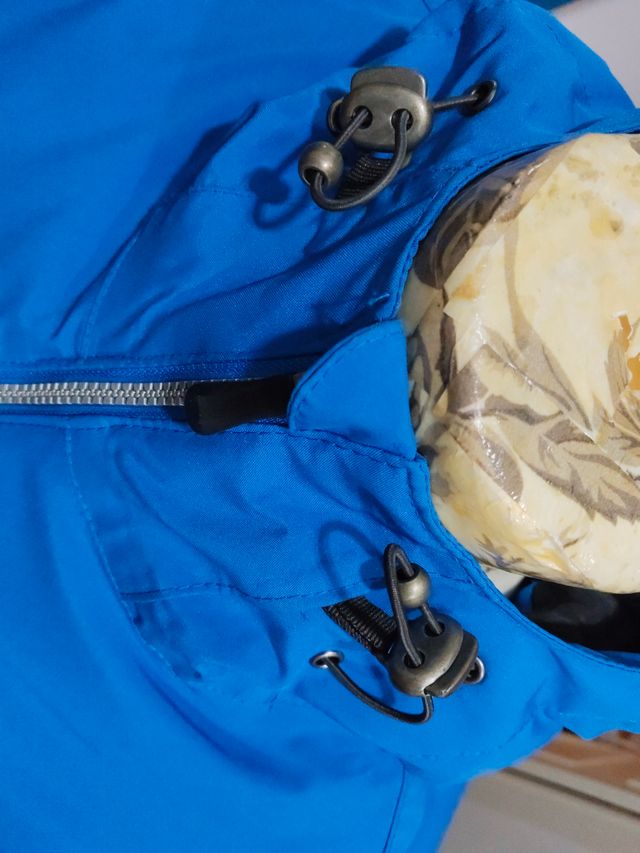 Chaqueta Invierno Mujer Azul y Gris