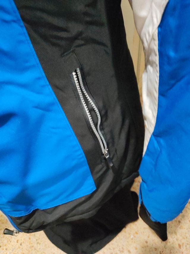 Chaqueta Invierno Mujer Azul y Gris