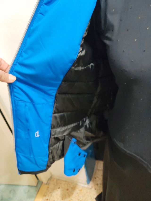 Chaqueta Invierno Mujer Azul y Gris