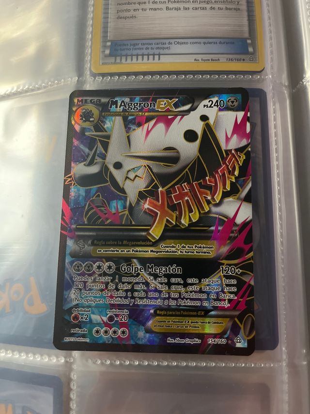 Carta Pokémon MEGA MAggron EX 154/160