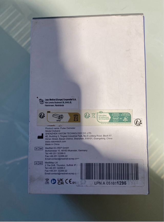 Ossimetro da polso Wellue Checkme O2 Max