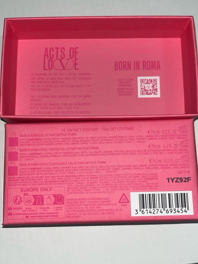 Set Miniature Valentino Born In Roma