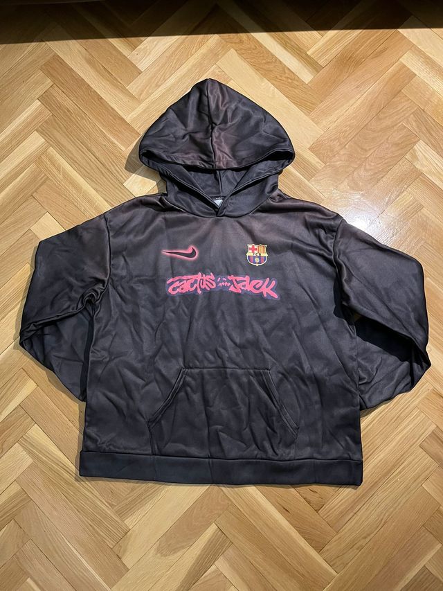 Sudadera Fina FC Barcelona x Cactus Jack Talla L