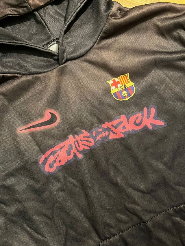 Sudadera Fina FC Barcelona x Cactus Jack Talla L