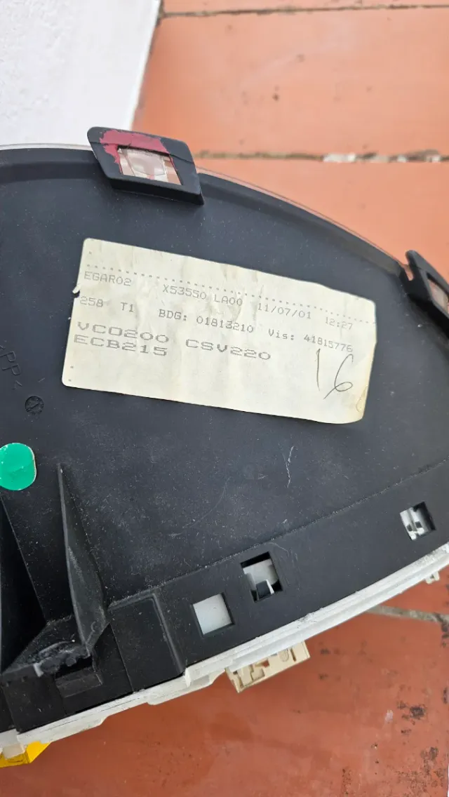 Marcador Peugeot 206 de 2 Conexiones