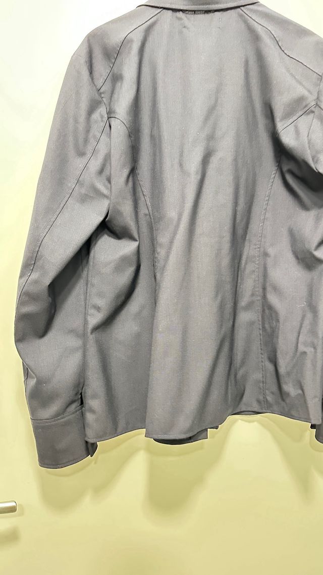 Camisa ZARA Lana Negra Talla L