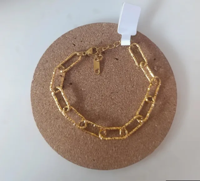 Pulsera Acero Dorado