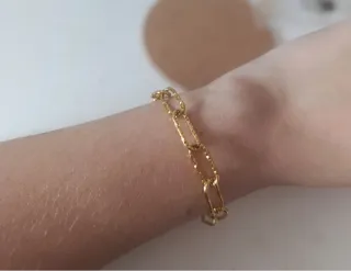 Pulsera Acero Dorado