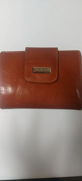 Cartera de piel Balenciaga naranja