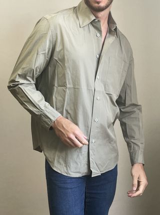 Camisa Oversize con Bolsillo - Massimo Dutti (NEW)