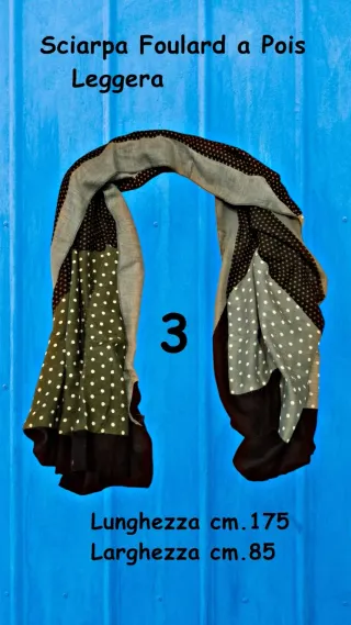 Sciarpa Foulard a Pois Leggera n.3