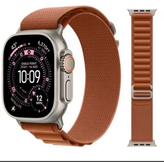 Cinturino in terracotta Loop Alpine Apple Watch Ultra 3