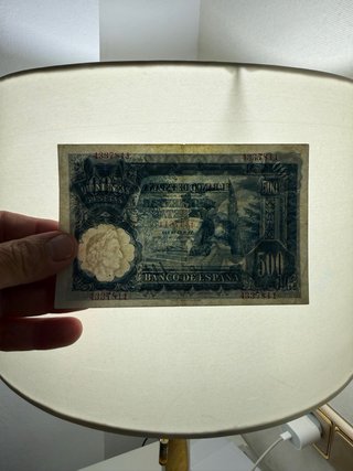 Billete 500 Ptas 1951 Benlliure￼Sin Serie