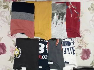 Lote 8 Camisetas Manga Larga 5-6 Años