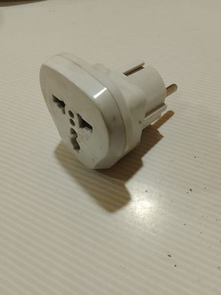 Cable enchufe inglés verde