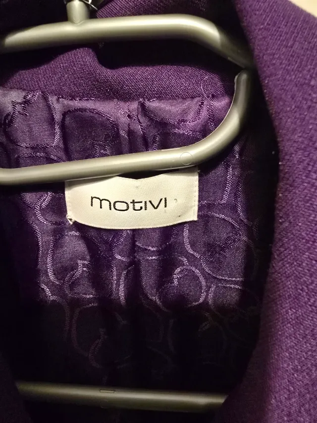 Trench viola elegante