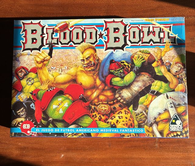 Blood Bowl Games Workshop 1991 Caja Juego