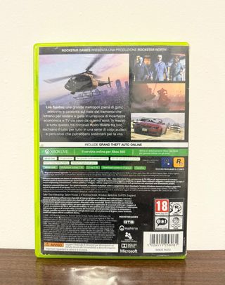 Grand Theft Auto V Gioco Xbox 360 Completo