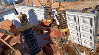 Puerta Hierro Blanca Decorada