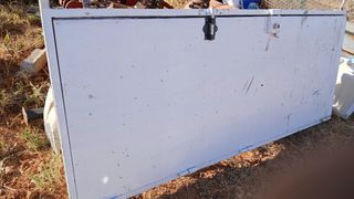 Puerta Hierro Blanca Decorada