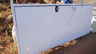 Puerta Hierro Blanca Decorada