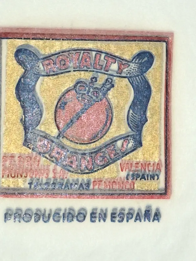 Se vende 10 hojas de papel cebolla royalty años 50