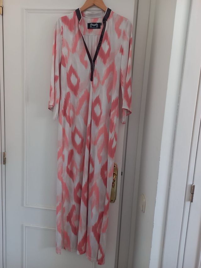 Vestido MAK by Marisa Aracil coral blanco talla 4