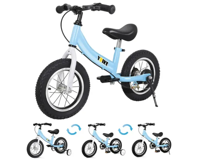 Bicicleta YBIKE azul 14 pulgadas