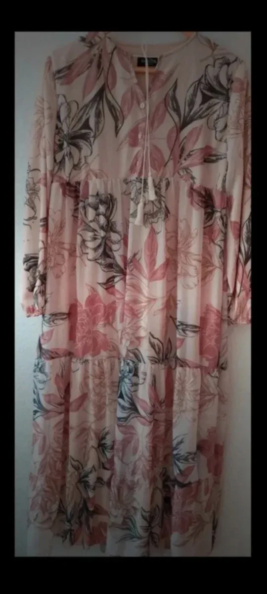 Vestido largo floral talla única