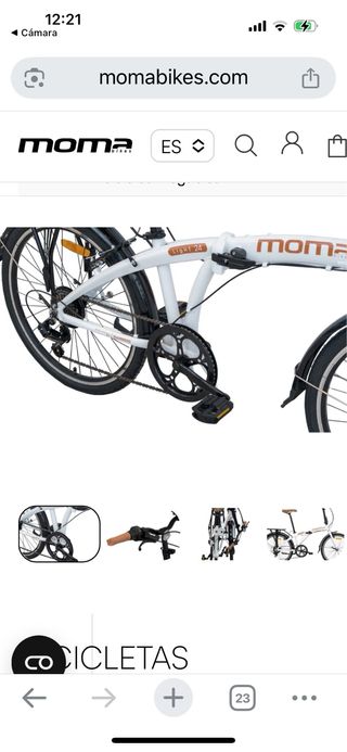 Bicicleta plegable Moma Bikes LIGHT 24