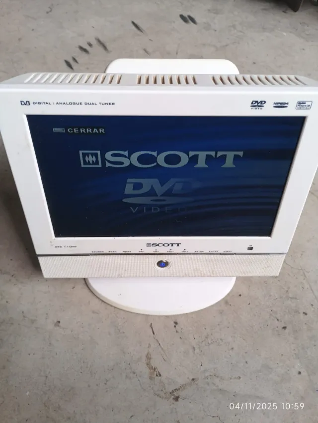 Televisor Portátil Scott Blanco