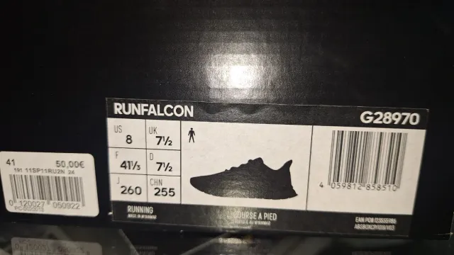 Zapatillas Adidas Negras Talla 41 1/3 Nuevas