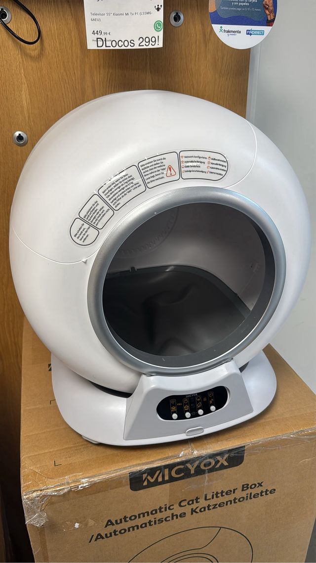 Lettiera autopulente per gatti