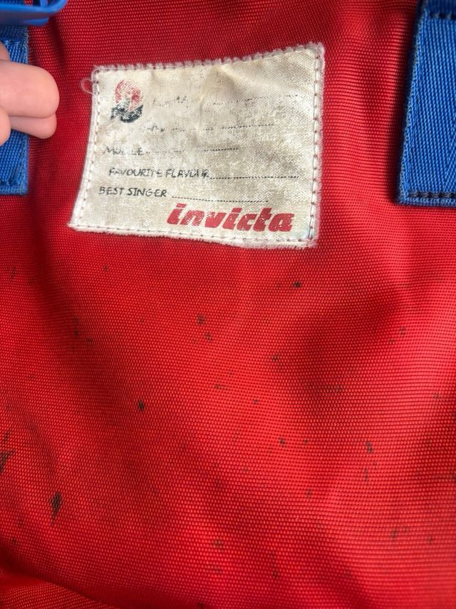 Zaino Invicta rosso e blu