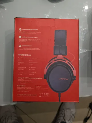 Mpow Air SE Cuffie Gaming Rosse