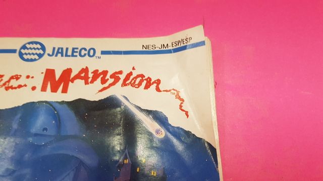 Manual Maniac Mansion Jaleco NES